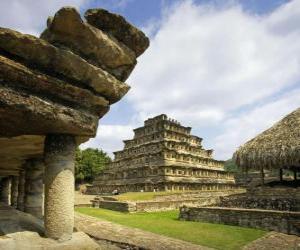 пазл -Эль-Тахин — археологических раскопок, Веракрус, Мексика